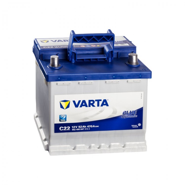 12 v 52 ah varta akü