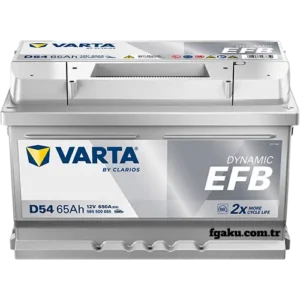VARTA AKÜ 12 VOLT 50 AMPER EFB